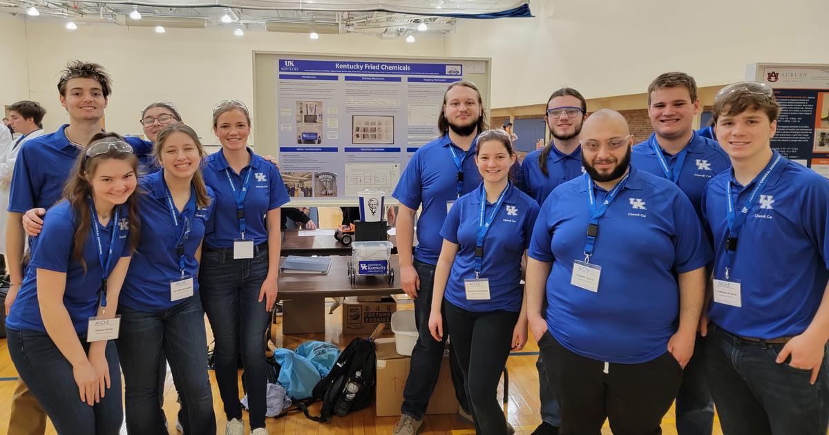 ChemE Car de UK Engineering a remporté la première place du concours régional