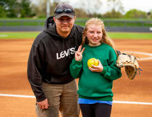 Sera Davis with her kidney donor Alex Rogers
