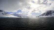 Calm water in Antarctica