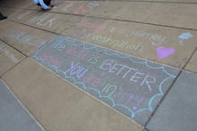 Chalk the Walk 2025. Photo by Vikki Franklin. 