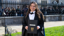 Gretchen Ruschman graduating from Cambridge University 