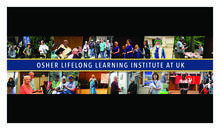 The Osher Lifelong Learning Institute 