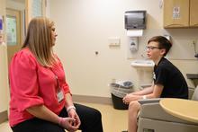 A team of education coordinators help KCH patients stay on track with their school work and work with schools to ensure the patients are accommodated while in treatment.