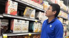 Shuoli Zhao in a local grocery store