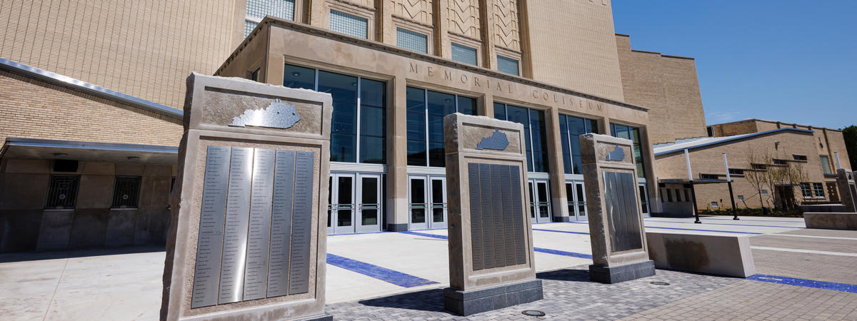 This is a photo of the newly renovated Historic Memorial Coliseum on the UK campus. 