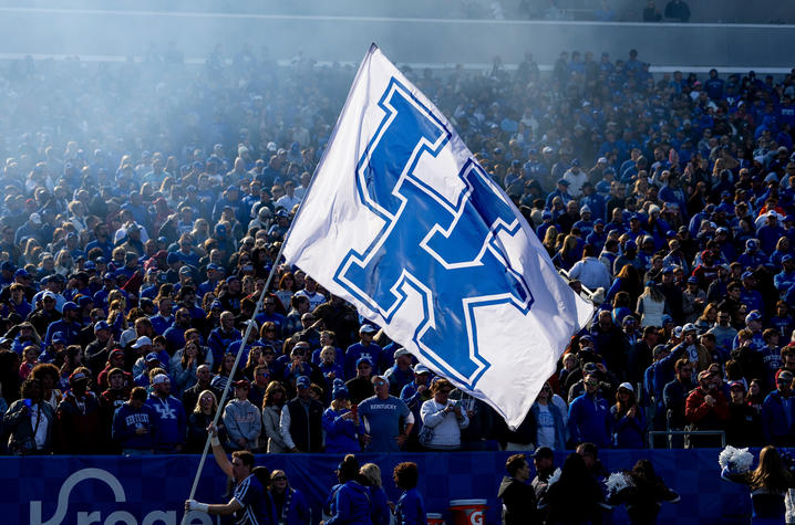 Photo of UK Banner in Crowd