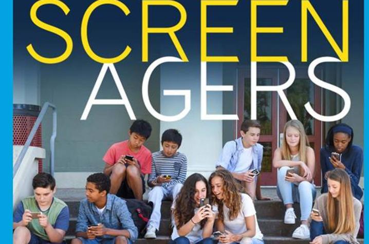 photo of poster for Bale Boone presentation of "Screenagers" 