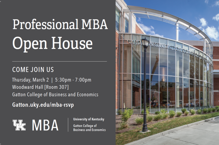 Professional MBA Open House - graphic