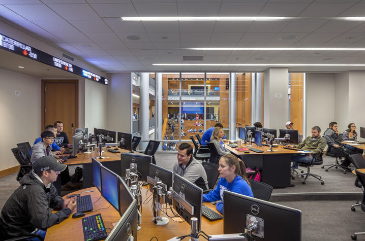 Inside the Seale Finance Learning Center