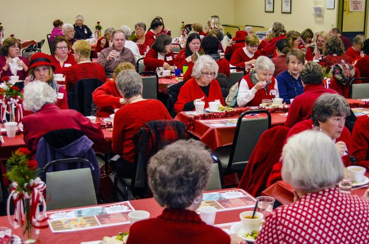 photo of Go Red for Heart Health luncheon - Shelby Co Cooperative Extension