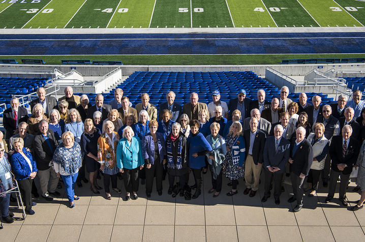 photo of Golden Wildcat Society members of 2018