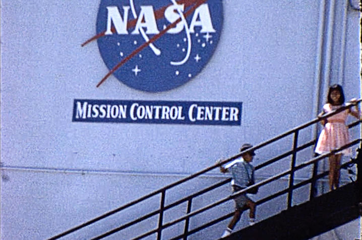 Photo of Sujit Sinha at the Kennedy Space Center as a Young Boy