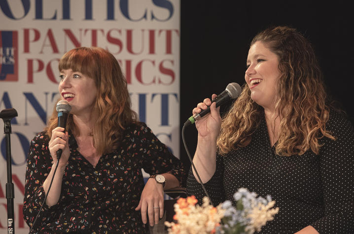 Sarah Stewart Holland (left) and Beth Silvers (right)