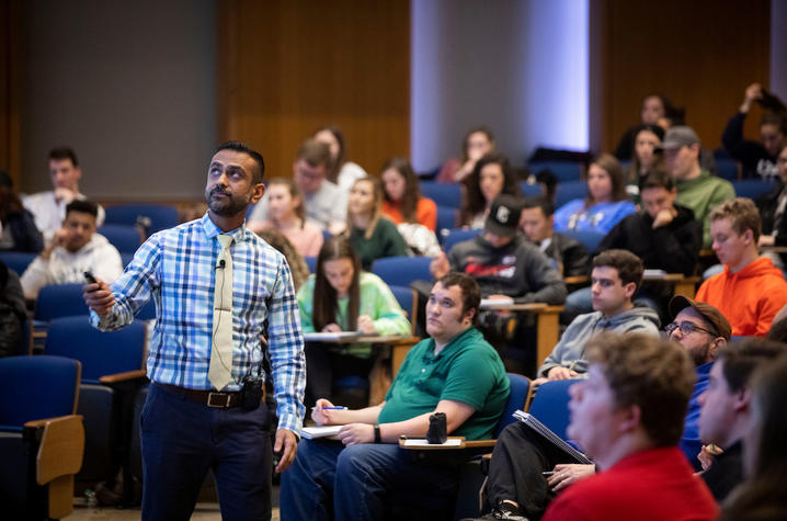 Photo of Darshak Patel teaching