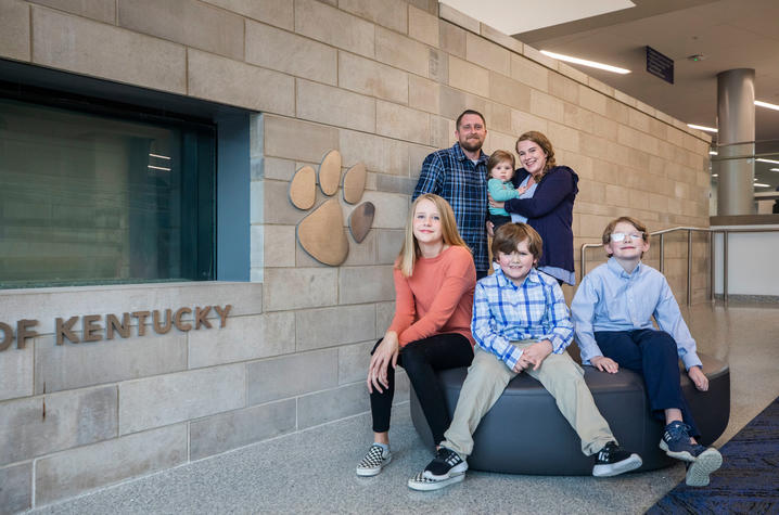 Photo of Luke Ramey and his family