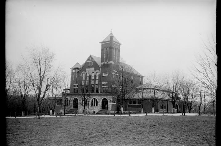 Armory, women's gym (now known as Barker Hall)