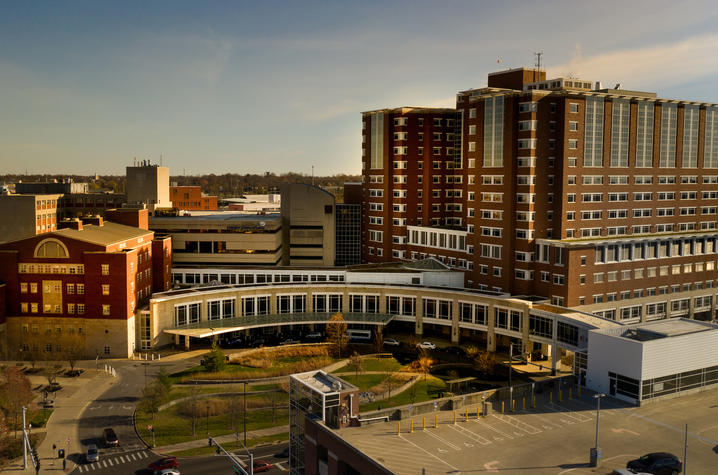 This is a photo of the University of Kentucky medical campus.