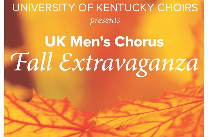 photo of UK Men's Chorus Fall Extravaganza poster