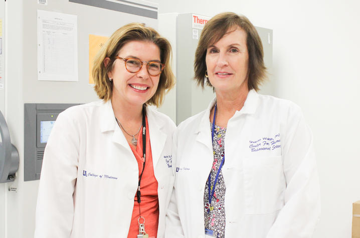 Dr. Michelle Lofwall (left) and Dr. Sharon Walsh (right) | Photo Courtesy Hilary Brown