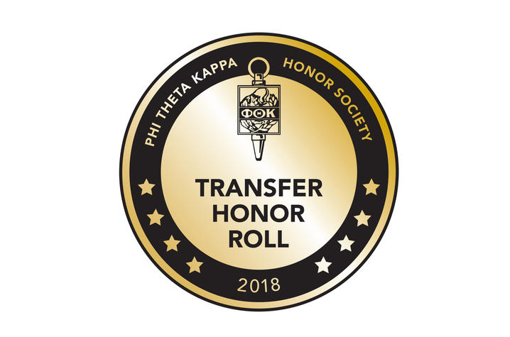 Phi Theta Kappa Transfer Honor Roll seal