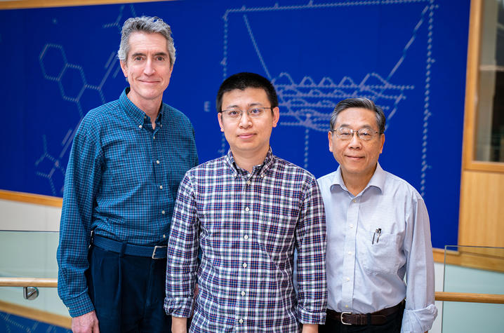 photo of Terry Draper, Jiang Liang and Keh-Fei Liu