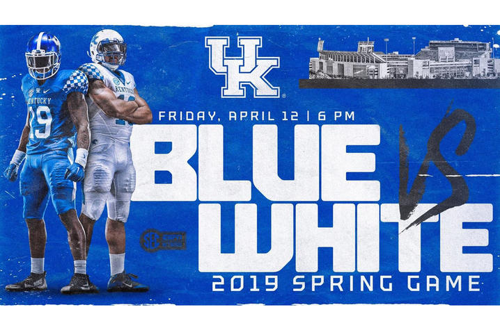 photo of 2019 Blue-White game web banner