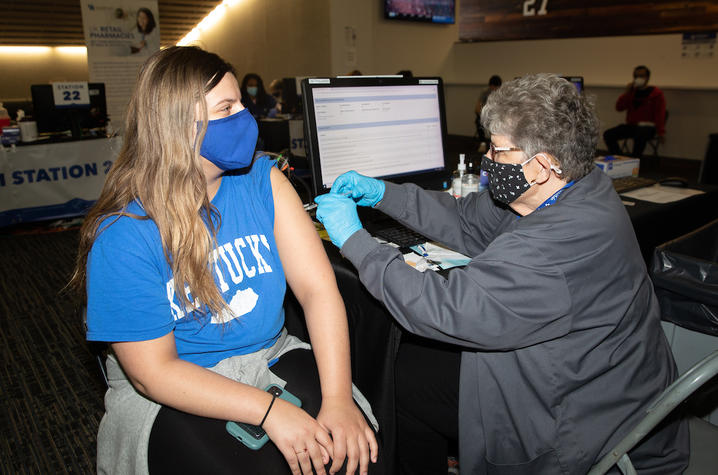 image of student getting a covid vaccine