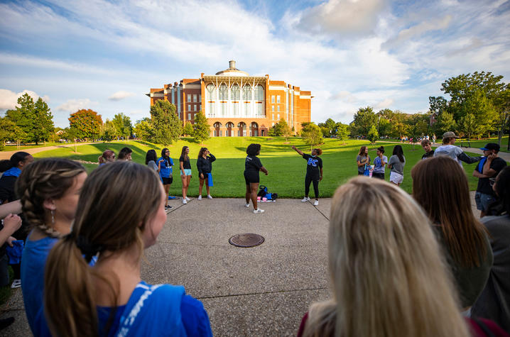 This is a photo from K-Week at the University of Kentucky.