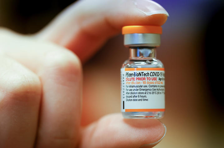 Image of pfizer vaccine vial