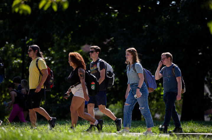 First week of class on August 24, 2022. Arden Barnes | UKphoto