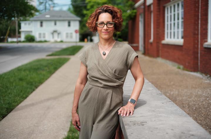 Olivia Yinger, Ph.D., joined UK in 2012 and has been honored as a 2024-25 University Research Professor. Photo by Jeremy Blackburn, Research Communications.