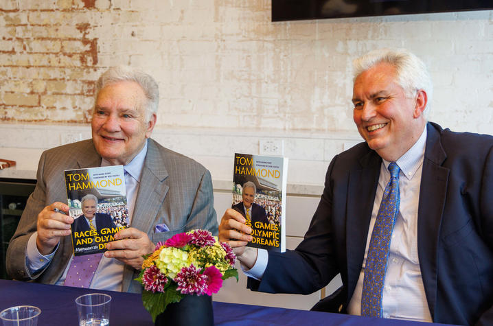 Tom Hammond (left) with co-author Mark Story