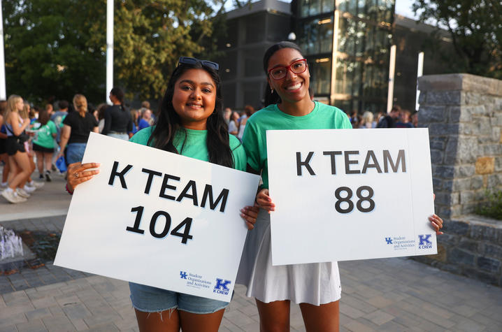 K Team leaders at K Week 2024. Carter Skaggs | UK Photo
