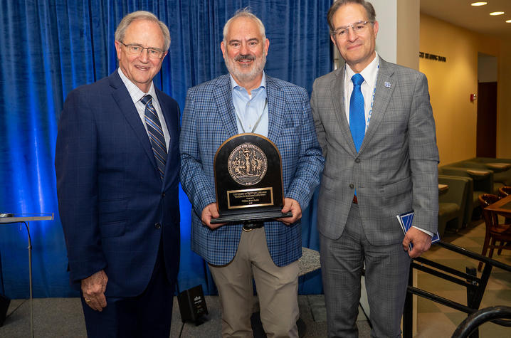 Lee Todd Jr., Brent Seales and current provost Robert DiPaola