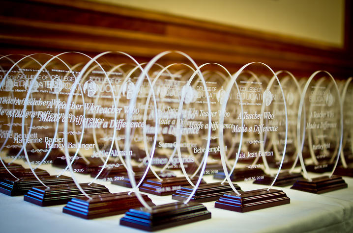 Photo of awards