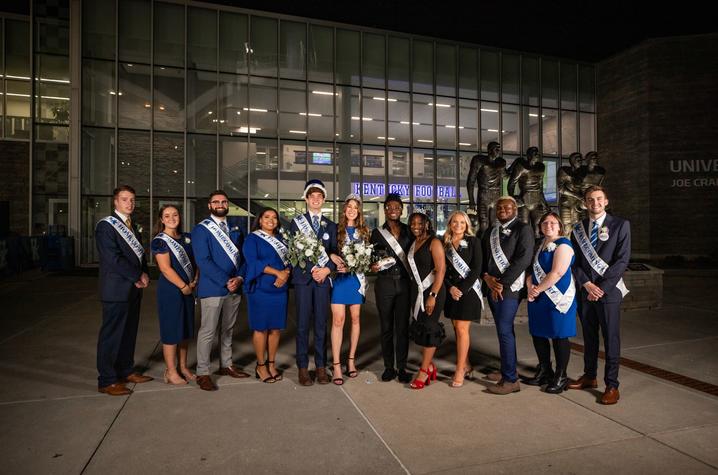 photo of 2021 Homecoming Court and Mr. and Ms. Black UK