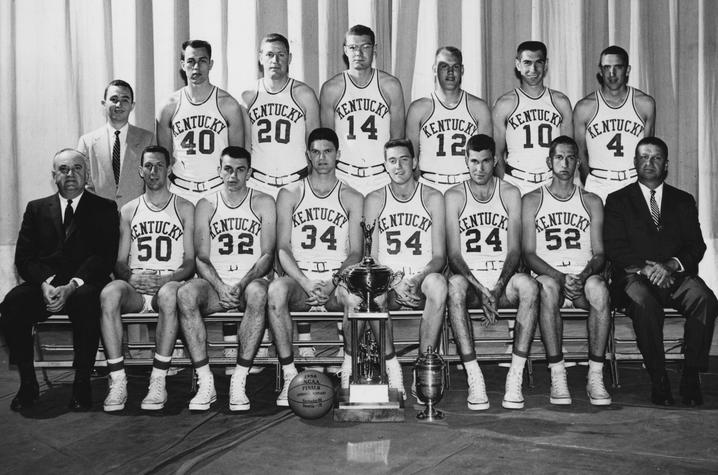photo of 1957-58 UK Basketball team
