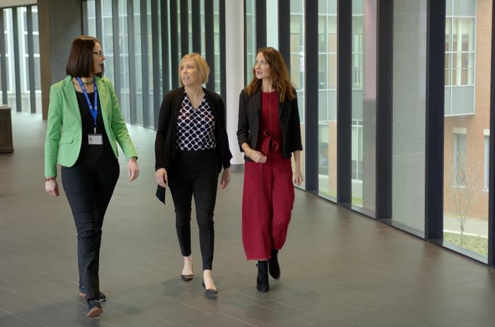 Daniela Moga, Christal Badour and Mairead Moloney were connected through the Building Interdisciplinary Research Careers in Women's Health (BIRCWH) program at the University of Kentucky.