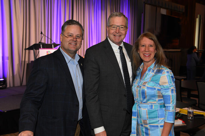 Project leaders Jamie Studts, Timothy Mullett and Jennifer Redmond Knight