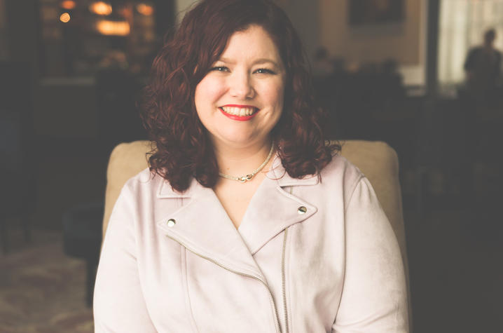 photo of Beth Silvers seated in chair