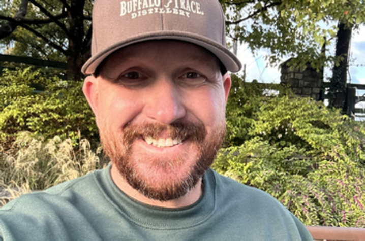 Nick Lanier working at Buffalo Trace Distillery
