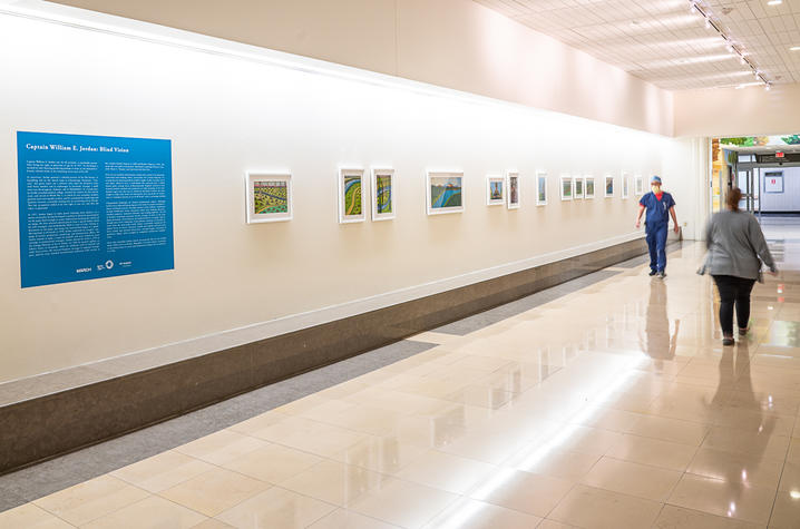image of corridor with art 