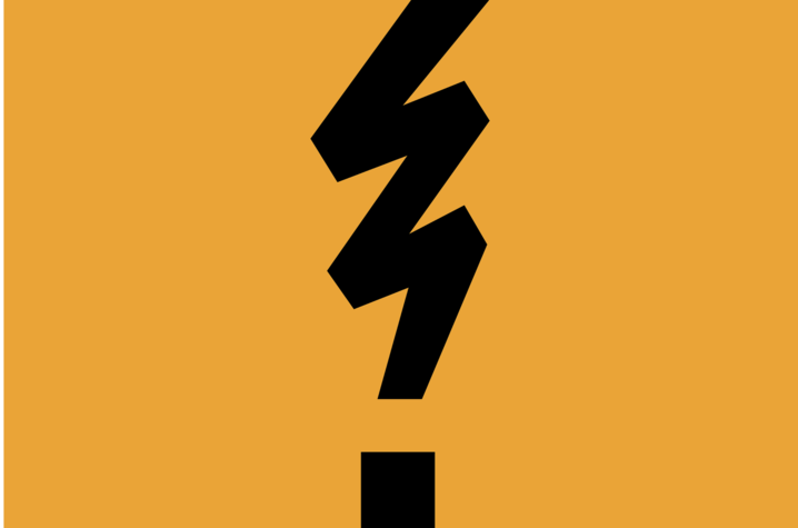 illlustration of Mia Cinelli's Frustration Point which looks like a lightning bolt merged with an exclamation point