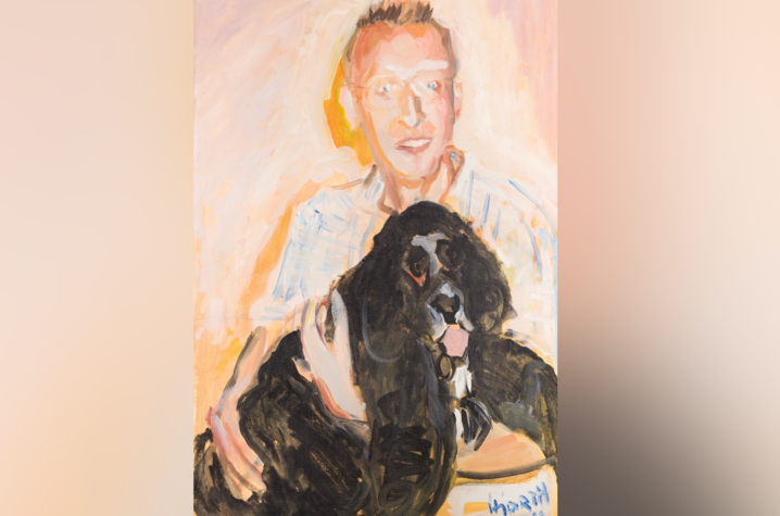 “John Davis & Sammy,” by Phyllis Hjorth.