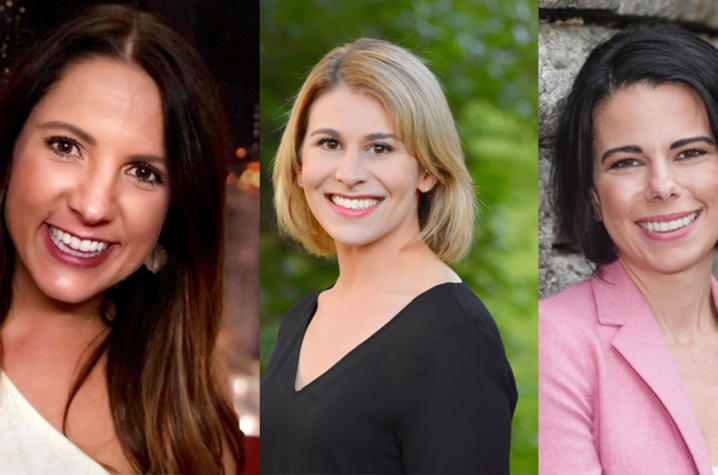 photos of Dr. Allison Mecca, Dr. Diana J. Tieger and Dr. Ashley Soloman