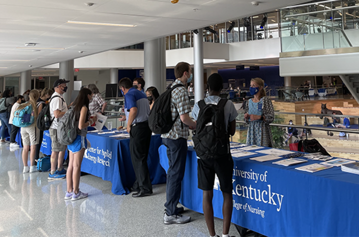 UK undergraduate students at 2021 Expo