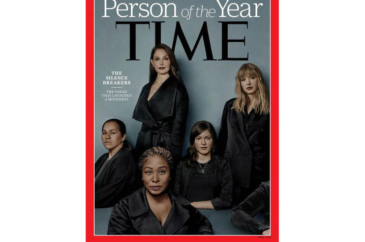 photo of Time magazine Person of the Year cover with Ashley Judd