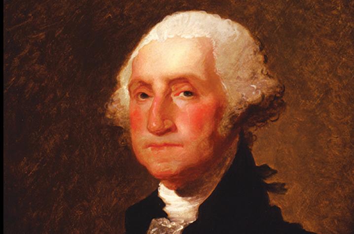 "Portrait of George Washington" painting by Gilbert Stuart