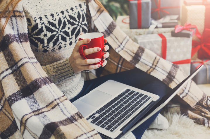 Getty Image of Person Wrapped in Blanket