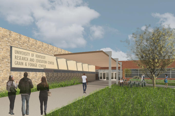 rendering of Grain and Forage Center of Excellence